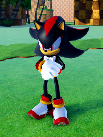 Y'all seen the new character in Sonic speed simulator, untextured wide  shadow. : r/SonicTheHedgehog