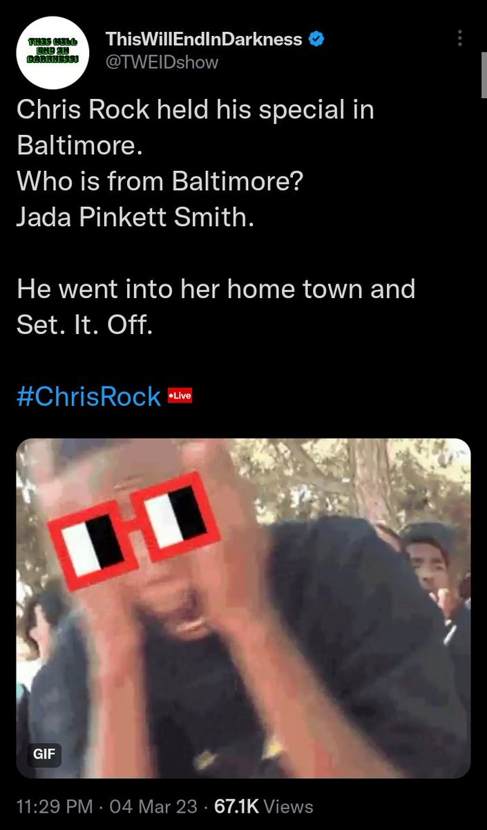 You Don't Have The Range on Twitter "But you'll see Chris Rock on Netflix, being selective