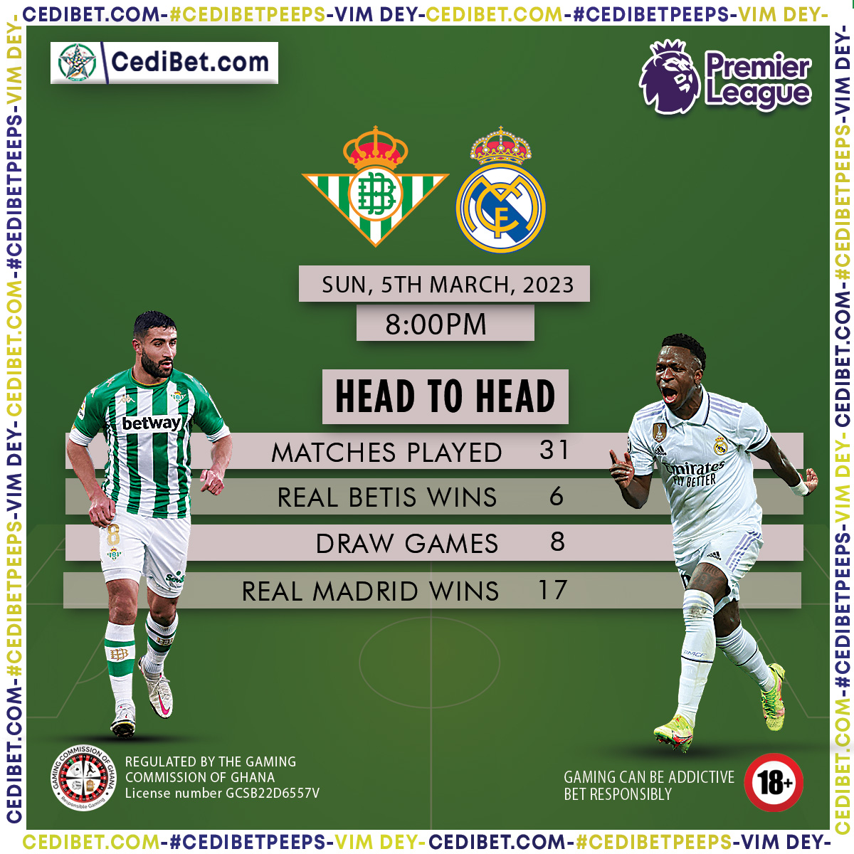 1CediBet's tweet photo. Can Real Madrid Win to close the Gap between them and Barcelona?
Find Out More👉https://t.co/qno3c1uJ8s
 #realmadrid #spain #football #madrid https://t.co/aGWQYGY2qV