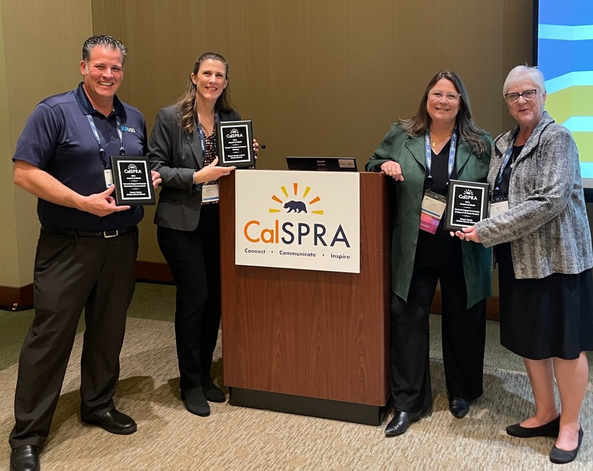 Jan Diaz (@jandiazdsusd) on Twitter photo On the heels of receiving THREE Excellence in Communication Awards the night before, Team <a href="/DesertSandsUSD/">Desert Sands USD</a> presented a very successful workshop session: Enhancing Your Initiatives. #CalSPRA2023 was great!! #DSUSDpride On the heels of receiving THREE Excellence in Communication Awards the night before, Team <a href="/DesertSandsUSD/">Desert Sands USD</a> presented a very successful workshop session: Enhancing Your Initiatives. #CalSPRA2023 was great!! #DSUSDpride