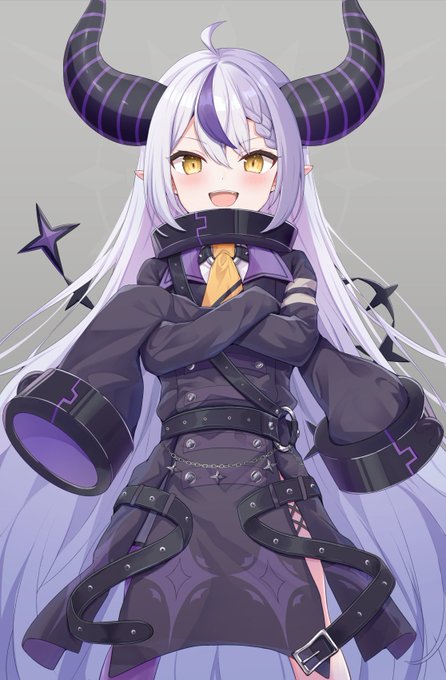 ラプラス・ダークネス 「着物のラプ様も大好き!💜 #laplus_artdesu