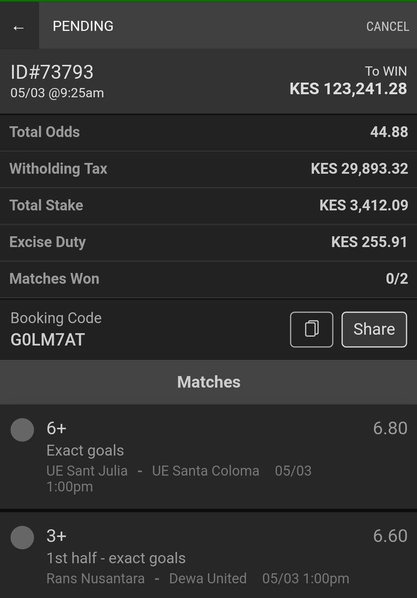 Ressy_an's tweet photo. Lunch comes early 🤑🔥
44+ odds. #IpoSiku

https://t.co/lIO3hUQWXD https://t.co/A2CRCA553d