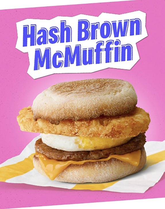 Fast Company named McDonald’s the 2nd most innovative company in the world, citing that it sells menu hacks that customers make on TikTok. Like this Hash Brown McMuffin, which is literally just a Hash Brown in a McMuffin.