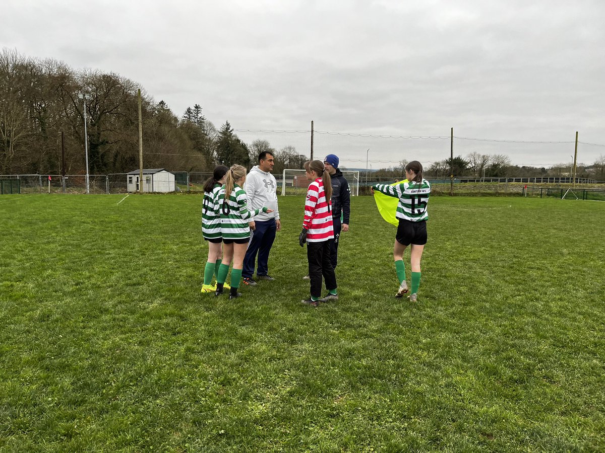Kanturk_AFC's tweet photo. CWSSL Shield Cup Quarter Final win for Kanturk AFC U14 girls against Strand  yesterday.
#cwssl 

Team sponsors 
Bobs Bar &amp; Restaurant
Cherryblossoms Preschool and Afterschools

Club sponsor @DuconConcrete 

https://t.co/GT5HeeuNLs https://t.co/cQJ6AtWB91