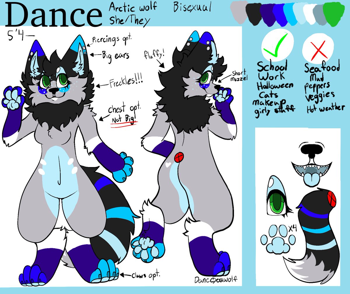 Danceyouwolf1's tweet photo. 🐙Welcome!!🐙
✨I'm Dance!! I'm 17! ✨
💧I'm a fursuit maker and an artist!💧
🍄Enjoy my page 🍄 https://t.co/x3gmG8AeyL