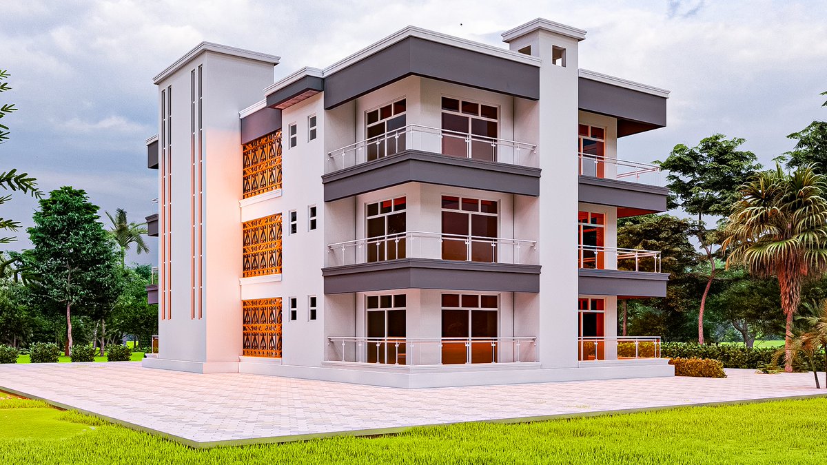 Okanga_DesignIt's tweet photo. A Client Approached me with an idea of having 3 Bedroom units where he can occupy 1 unit and rent 2 other units or alternatively rent all the units. 
BQ summary is 9m. 
Each unit consists of a spacious living room, Dining,Open Kitchen. Master BR+Ensuite+WiC,BR 2&amp;3 with shared WC https://t.co/tUIotYW9FN