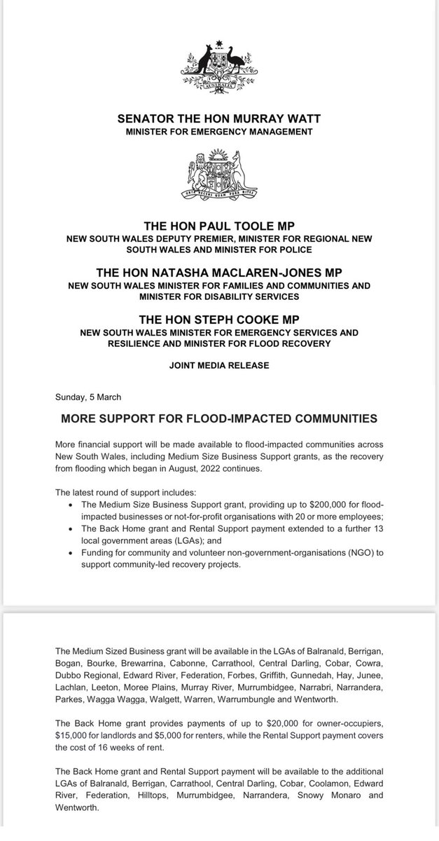 Steph Cooke MP tweet media