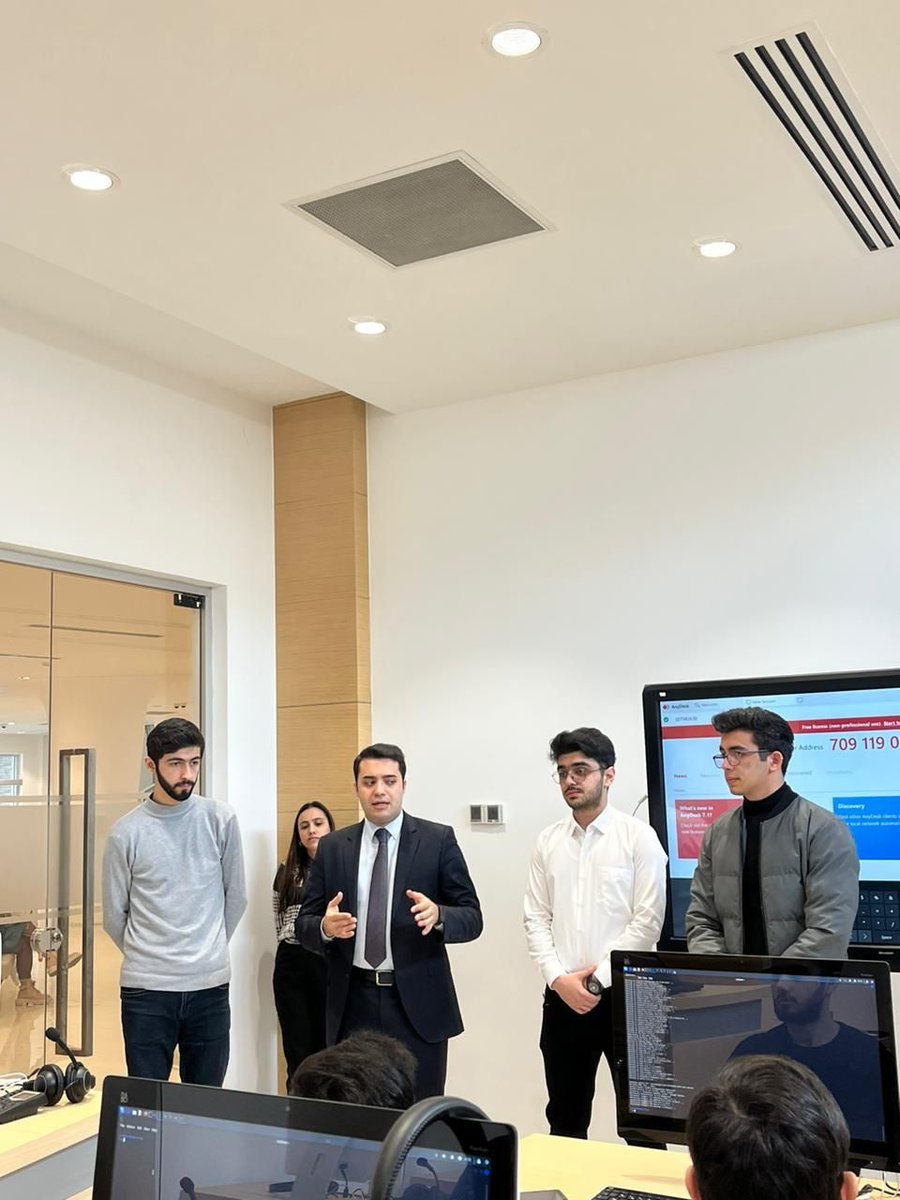 kiberplatforma's tweet photo. Kiber Təhlükəsizlik Platforması olaraq Azərbaycan Texniki Universitetinin Sabah Qruplarının magistratura tələbələrinə 4 həftəlik peşəkar kibertəhlükəsizlik təlimlərinin keçirilməsinə start verdik. #kiberplatforma #networksecurity #ethicalhackingonlinetraining #kiberplatforma https://t.co/ycUXiHxPHo