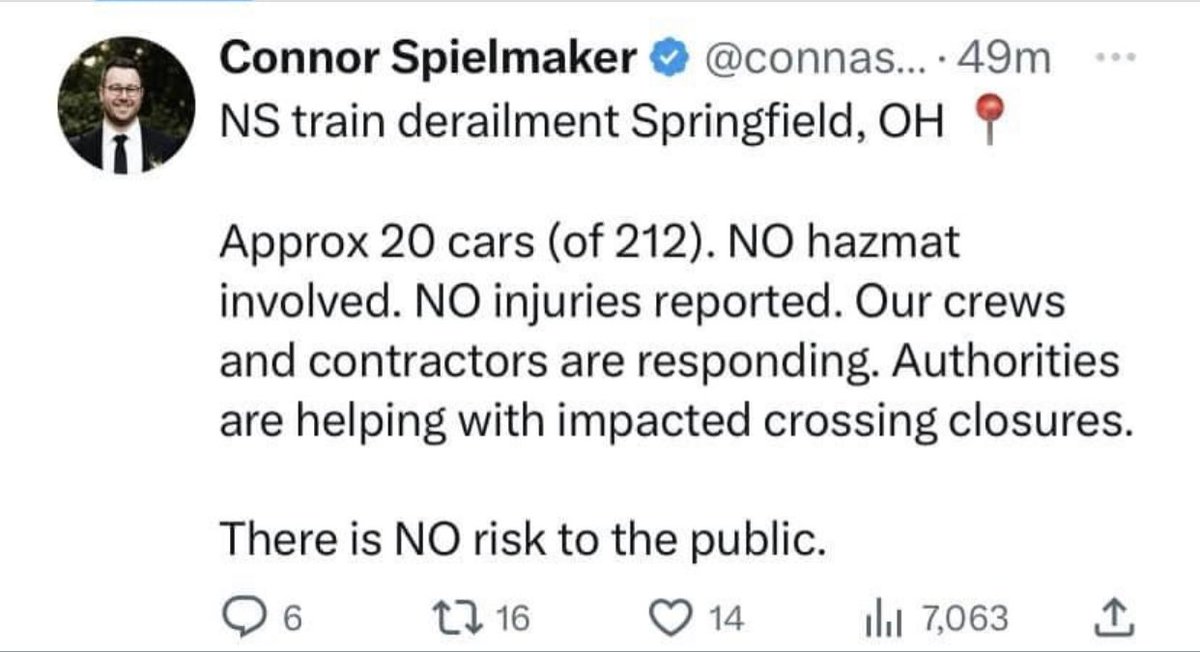 highball4change's tweet photo. @connaspiel @rawsalerts Can you confirm there is NO risk to the public? https://t.co/dvHH6dYSBe