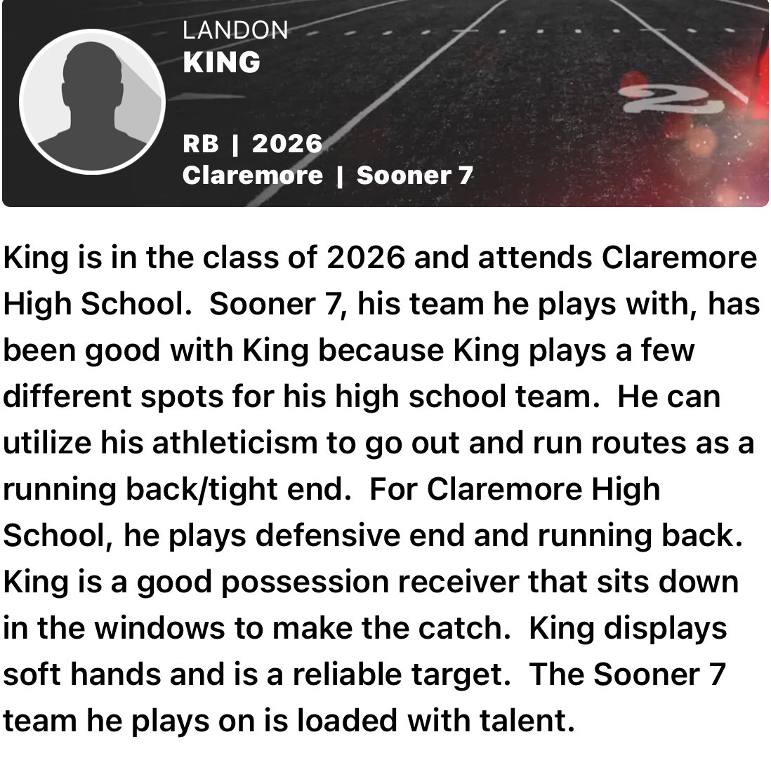 Landon King tweet media