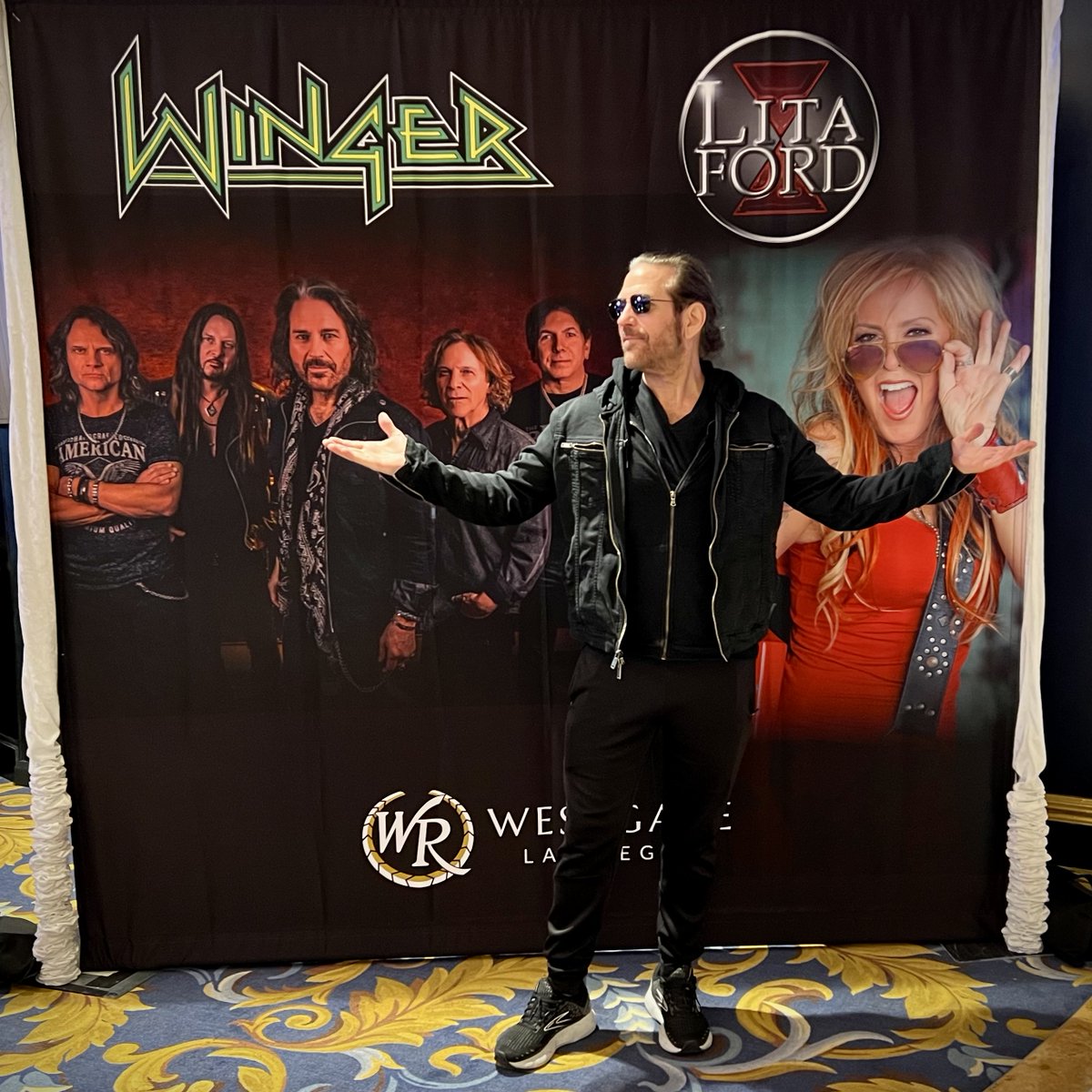 VEGAS! See you tonight!

@LitaFord @WestgateVegas 
#Winger #WingerTheBand #WingerBand #LitaFord #KipWinger #RebBeach #RodMorgenstein #PaulTaylor #HowieSimon #RocknRoll #RockAndRoll #Rock #HardRock #80sRock #RockBand #RockBands #Vegas #VegasRocks #LasVegas #VegasBaby