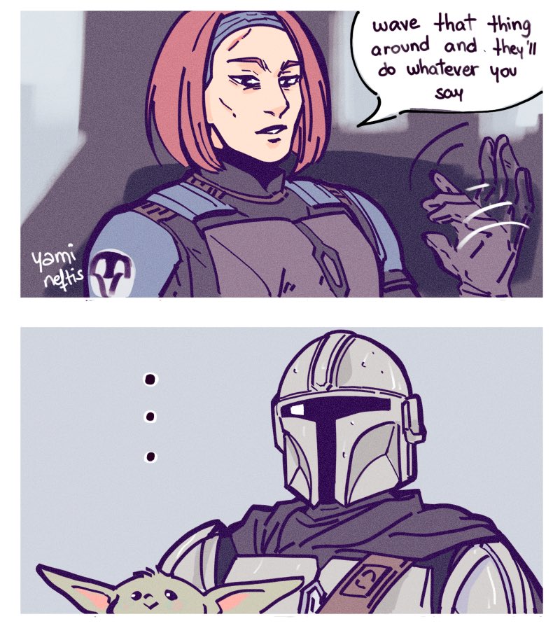 「Din Djarin is Bo Katan's worst nightmare」Gabi ⎊ 🇵🇪の漫画