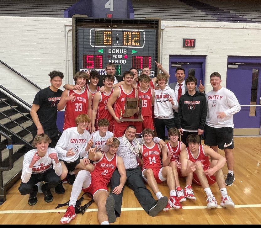 NP_Dragons_BB's tweet photo. This Group!!!  I can’t express how happy I am for this team. These guys have bought in to our culture and have taken it to another level. Team #10 to win a sectional. #GrittyNotPretty https://t.co/1eqD3u61nr