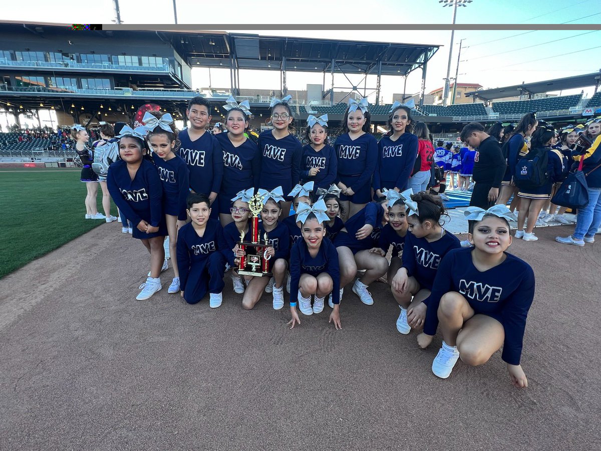 ClintISD's tweet photo. Congratulations to our Montana Vista Elementary Cheer Team for winning first place at the EP Chihuahua’s Classic 🥇📣 https://t.co/BldET189pb