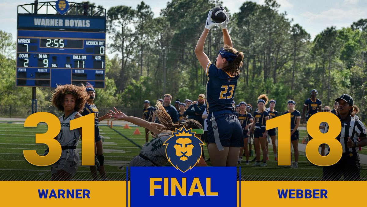 Warner University Flag Football tweet media
