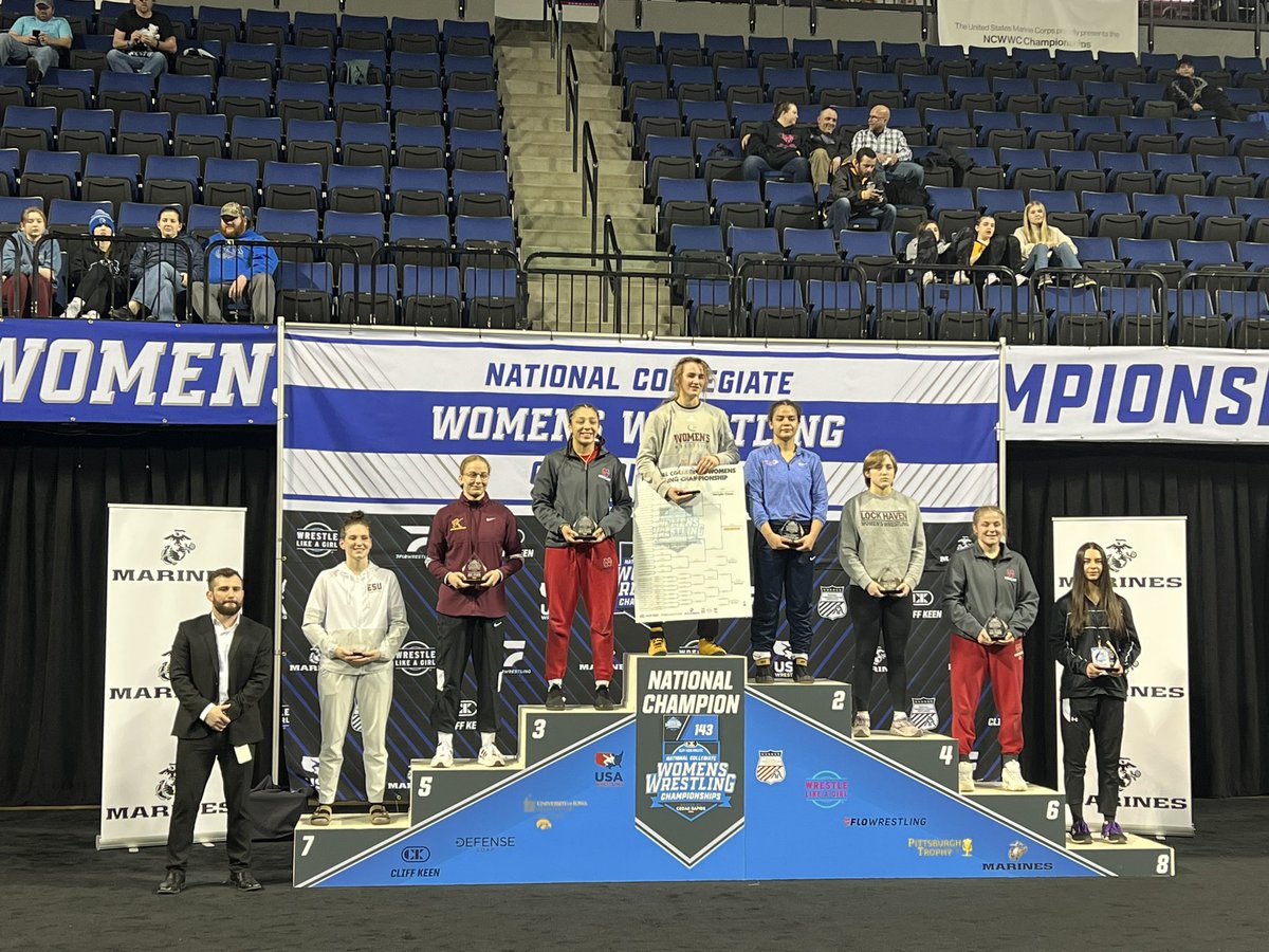 WCWCoalition_'s tweet photo. 143 lb. All-Americans and National Champion Katie Lange (Augsburg).

#NCWWC2023 https://t.co/AIGaEk5BrA