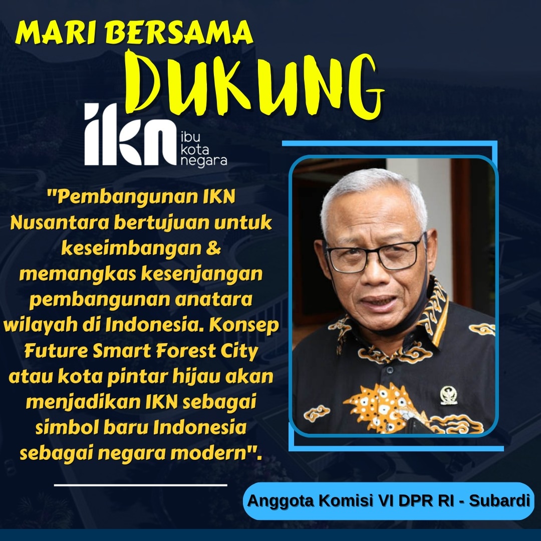 Mari bersama dukung IKN
#IbuKotaNegara
#IKNNusantara
#PindahIbuKota