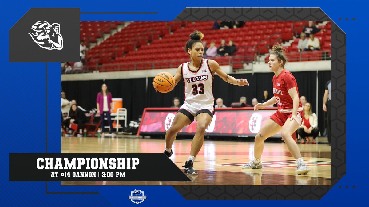 WBB: California will face Gannon in the PSAC Championship on Sunday (third time since 2010) with the winner earning an automatic qualifier to the NCAA Tournament.

📍 Erie, PA
🏟️ Highmark Events Center
🕒 3PM
📊 bit.ly/37laOjB
📺 bit.ly/3IO73Y1