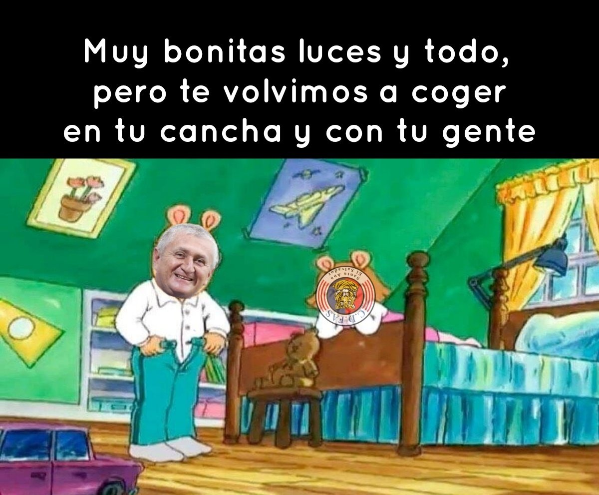 Saludos, muertos de mierda <a href="/CDeportivoFAS/">Club Deportivo FAS</a> , para que sigan pensando en nosotros 😘.