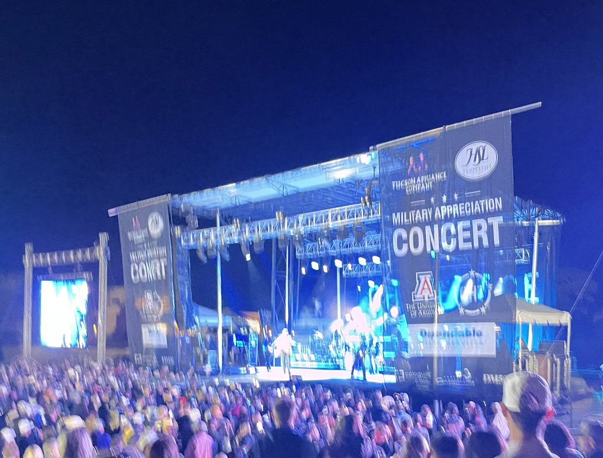 At the Military Appreciation Concert at the <a href="/CologuardGolf/">Cologuard Classic by Exact Sciences</a> sponsored by <a href="/WeAreCPLC/">CPLC</a>. <a href="/ChayceBeckham/">Chayce Beckham</a> and @chacericevvc killing it on stage in the Old Pueblo!  And yes, this Chicano LOVES country music!
