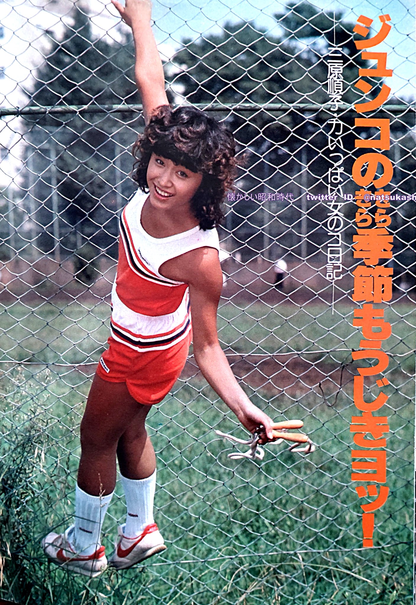 三原じゅん子 直筆サイン 昭和 三原じゅん子自筆サイン色紙 / ビブリオ / 古本、中古本、古書籍