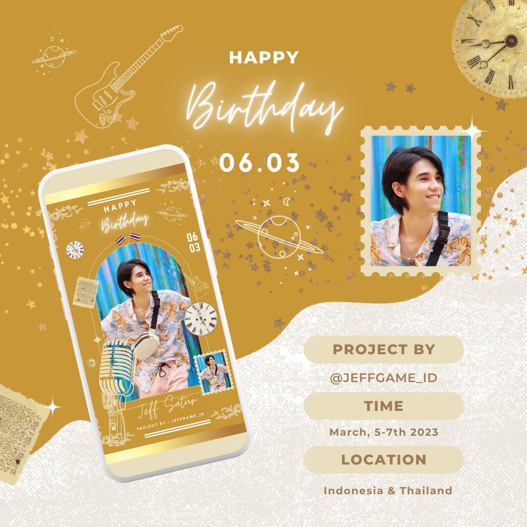JeffGame_id's tweet photo. 🪐 Instagram Birthday AD 🪐

🗓️Date: 5-7 March 2023 
📍Location: Thailand, Indonesia 

Project by @JeffGame_id

Please tag or mention us on IG if you see this ads 💛

#JeffSatur #Saturdayss #JeffGame #SaturnRabbit #JeffGame_id https://t.co/HOiRNC2mIu
