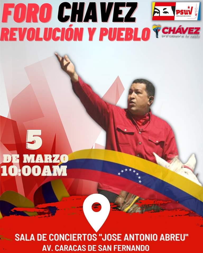 Los Apureños conmemoramos los 10años de la siembra de nuestro Cmdte y líder de la Revolución Bolivariana, Hugo Chávez. Hoy más que nunca seguimos Leales y en construcción permanente de la Vnzla Libre Soberana Independiente y Socialista que soñó para tod@s Nosotros
#ChávezInfinito