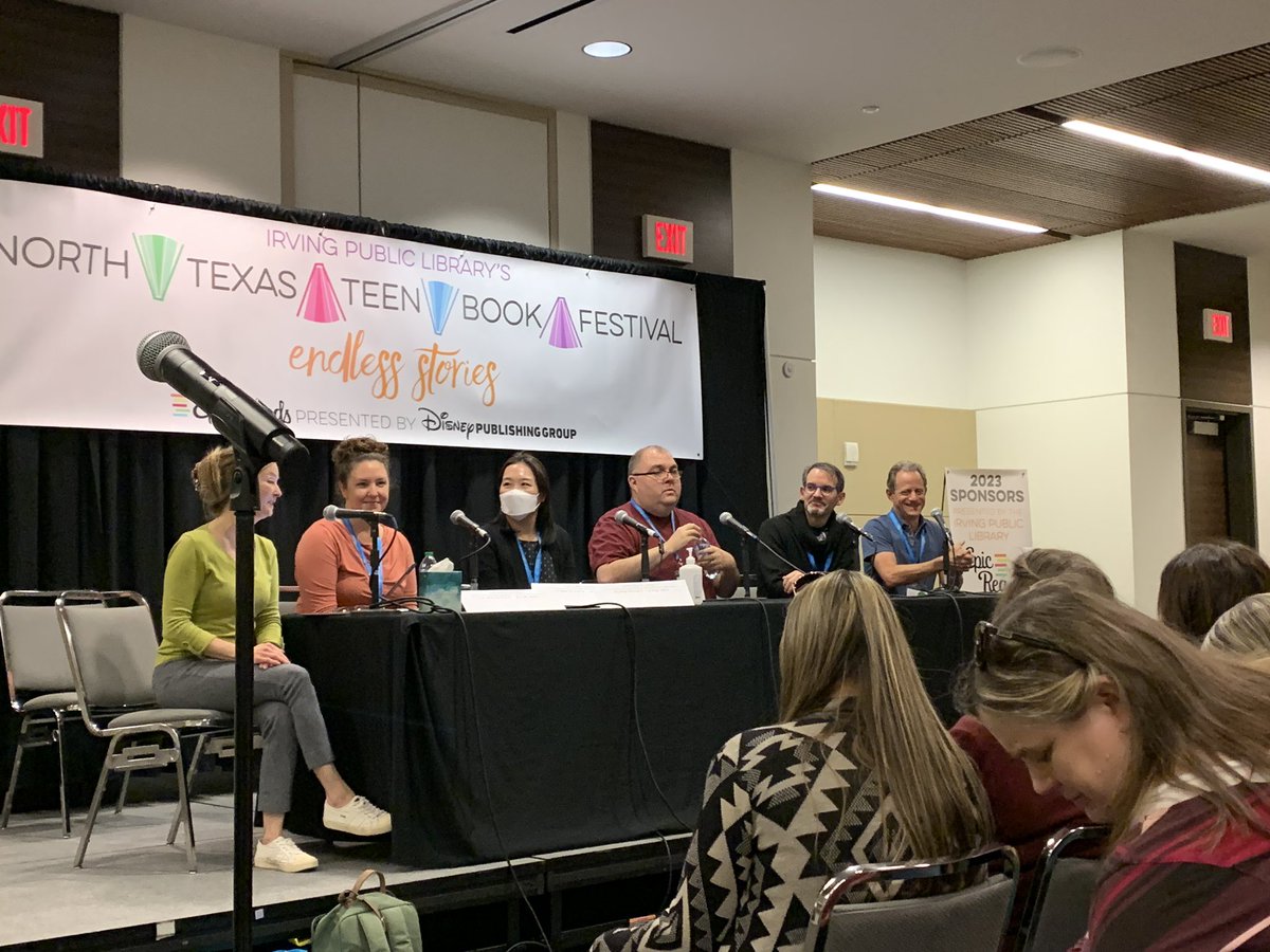 StaceyReinken's tweet photo. Yesterday was an amazing day of learning @NTTBFest ED Day! Many thanks to @reallyrosebrock &amp; all of the amazing authors &amp; speakers! NTTBF2023 #EndlessStories #libraries https://t.co/XJ6HELnA71