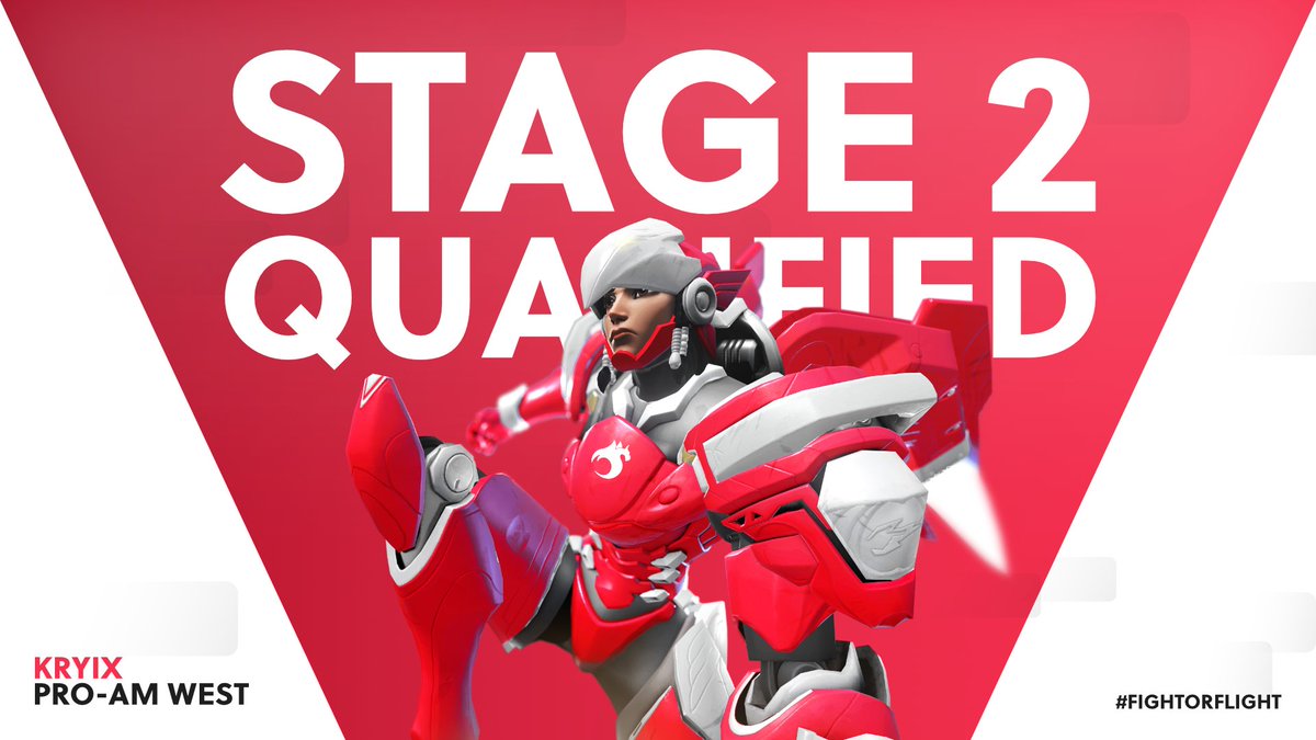 WE QUALIFIED FOR THE NEXT STAGE 🎊 🥳 

Our team finished at 7–1 in Pro-Am West Stage 1! Catch us tomorrow in the double-elimination playoffs.

#FightOrFlight | #OWL2023