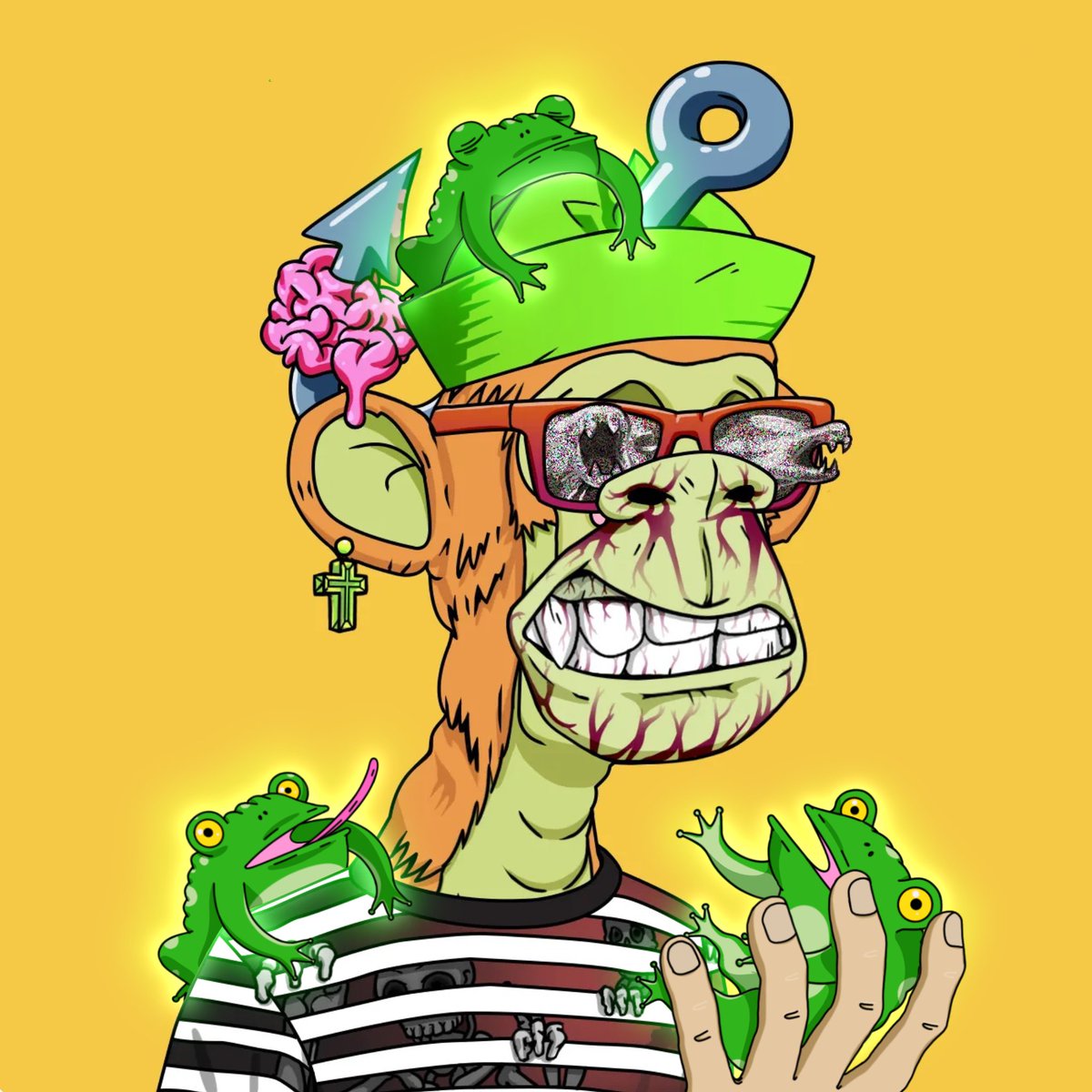 BADS_CLUB's tweet photo. Just toad it! 🐸🔛
#BAYC #BoredApeYachtClub #MAYC #MutantApeYachtClub #BADS #BoredApeDonutShop #ToadMode #DookeyDash https://t.co/9haQct9cS6