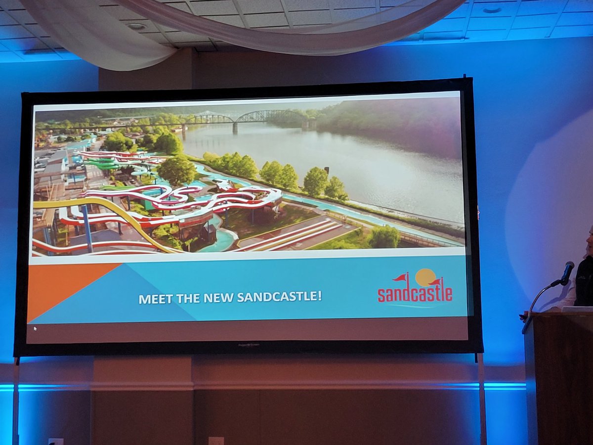 aceonlineorg's tweet photo. Jeff Croushore gives an update for @Sandcastlepgh during @ACEWesternPA #CoasterBash! 2023 - #RideWithACE https://t.co/sTzU66QeQx