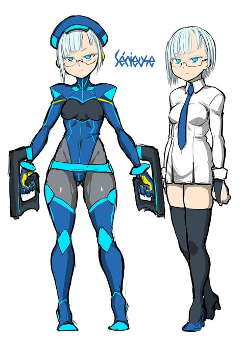 シリュー アイギス所属ウィッチ 制服が白いのは幹部クラスの証 実力的にはBクラス相当だけどマネジメント側の人間なので前線に立つよりも組織運営の仕事がメイン 