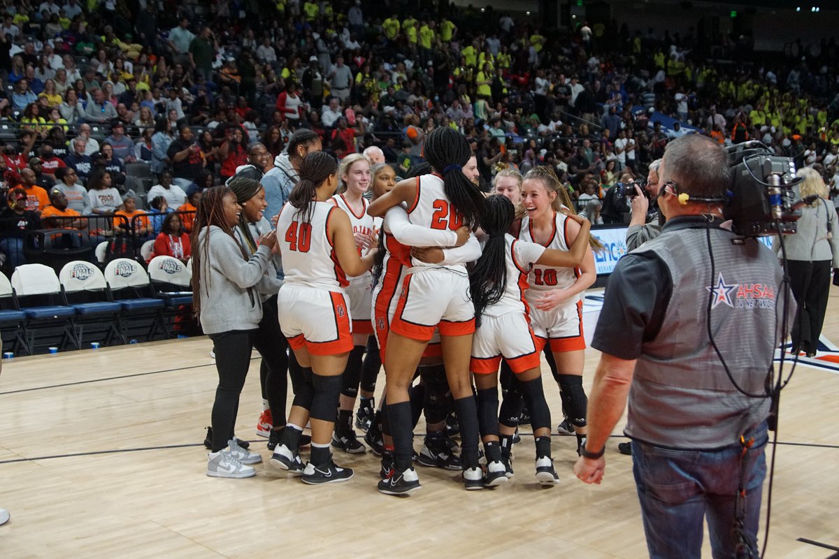 Jeff_jhallfotos's tweet photo. Hazel Green Lady Trojans celebrating their 2023 6A State Championship. They set two new State records. Consecutive State Championships (6) and Consecutive wins (87). @HGHSGirlsBBall @HazelGreenHigh @AndreaMariDavis @ssjunjulas @QuinnHeaden #Seeking7 https://t.co/IWEuznNAvl