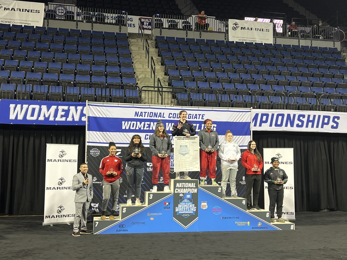 WCWCoalition_'s tweet photo. 191 lb. All-Americans and 4x National Champion Sydnee Kimber (McKendree).

#NCWWC2023 https://t.co/wGJNNNjOnx