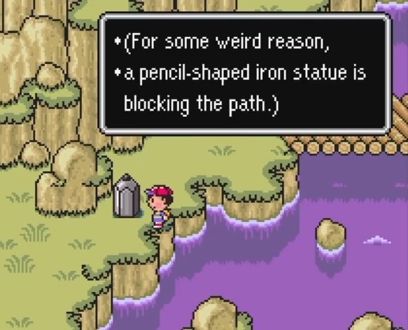 Pencil Statue From EarthBound tweet media