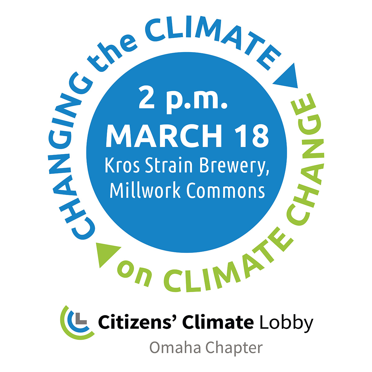 Let's meet up! Join us at Millworks Commons’ Kros Strain on Saturday, March 18th at 2pm! Grab a drink, enjoy some snacks and learn how you and your friends can have an outsized impact on environmental policies and projects. Open to all, whether you're new or a longtime supporter!