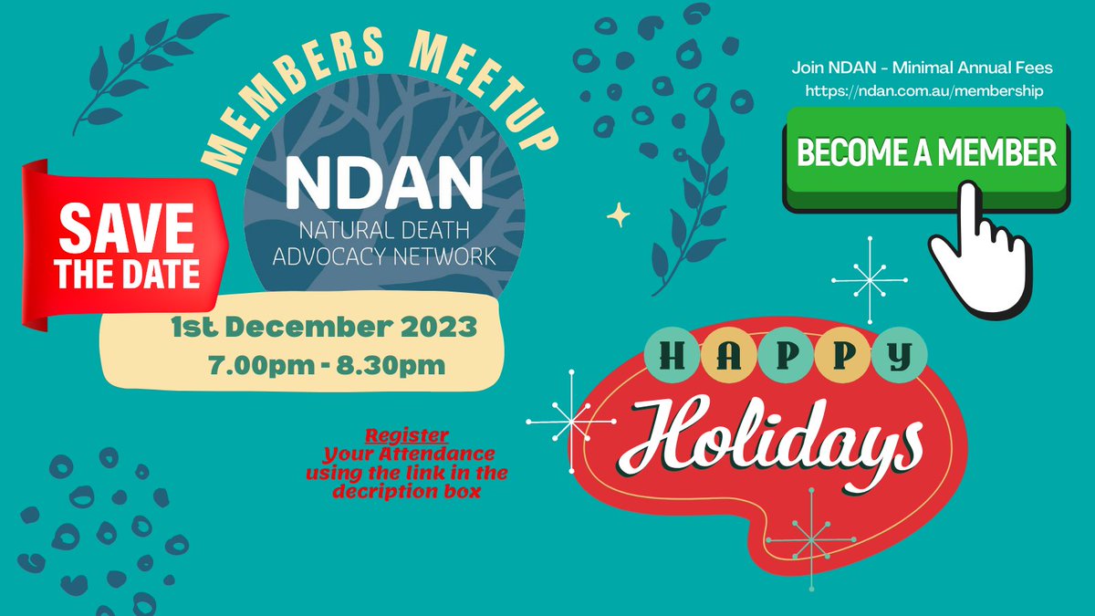 NaturalDeathAN's tweet photo. Members Meetup - End of Year Bash 
1st December 2023 - Join Us!

Register Your Attendance Here
https://t.co/pSF3eBUbJF https://t.co/hAOaJjGnin