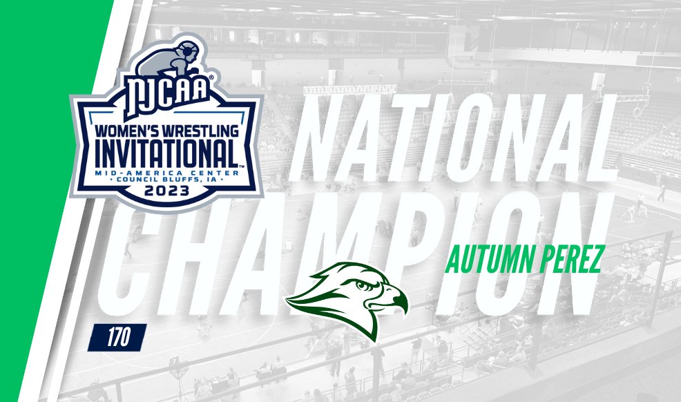 NJCAAWrestling's tweet photo. 1⃣7⃣0⃣🏆

The 2023 #NJCAAWrestle Women's Invitational Champion is Autumn Perez of @uccriverhawks !

https://t.co/LUxDDl3K1f https://t.co/KYMDVxbJvW