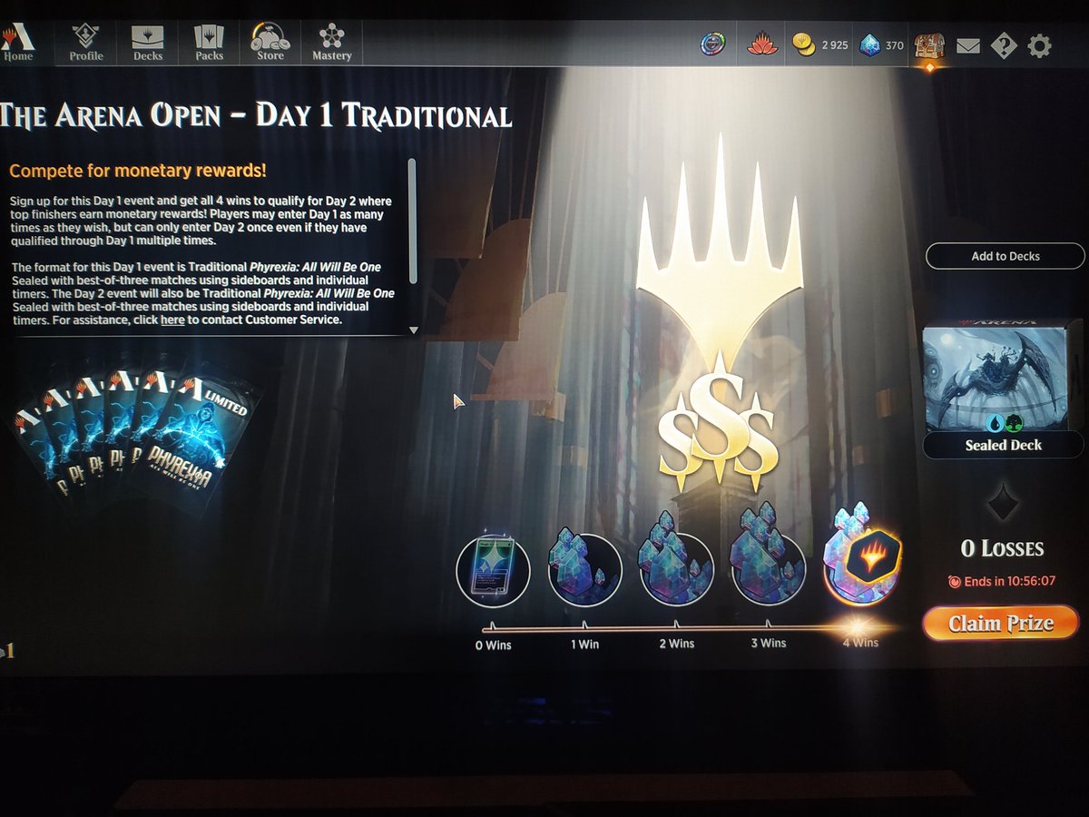 Jordao_p7's tweet image. After 2 failed bo1 bullets, went for bo3!
Made day 2 of the arena Open! 💪🙏

Deck was weird but did not face bombs! 🙏

Let's draft tomorrow 💪

#FairMagic🤣

@zunrefni
@bitoqs @edmvyrus_ @GonaloGomes15