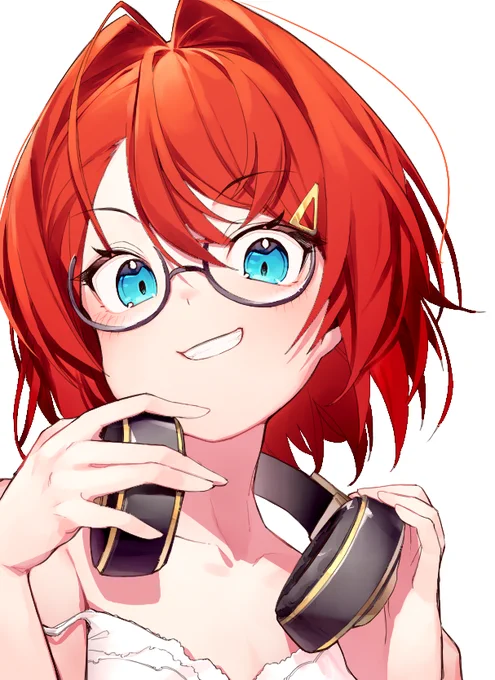 「いっしょに聞く?」#絵ンジュ 