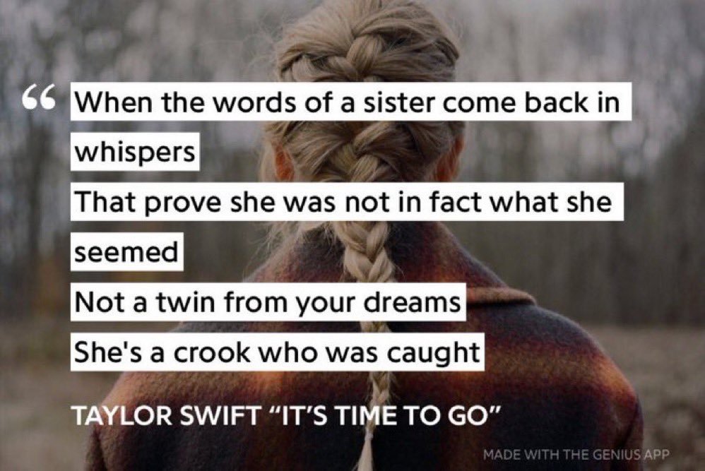 Taylor Swift - it's time to go