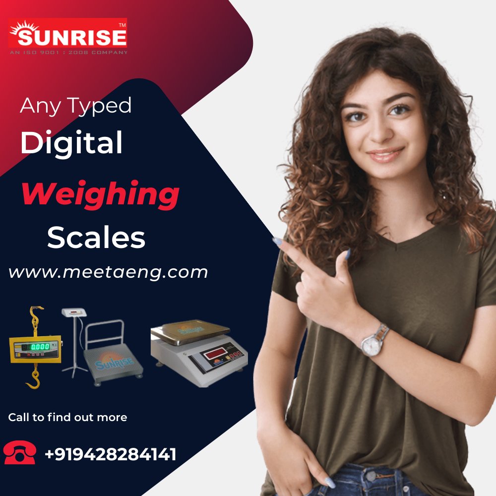 meetaeng's tweet image. Looking for #DigitalWeighingMachine? Call: +919428284141, #MeetaEngineeringWorks, #SunriseScale, #SecureScale,