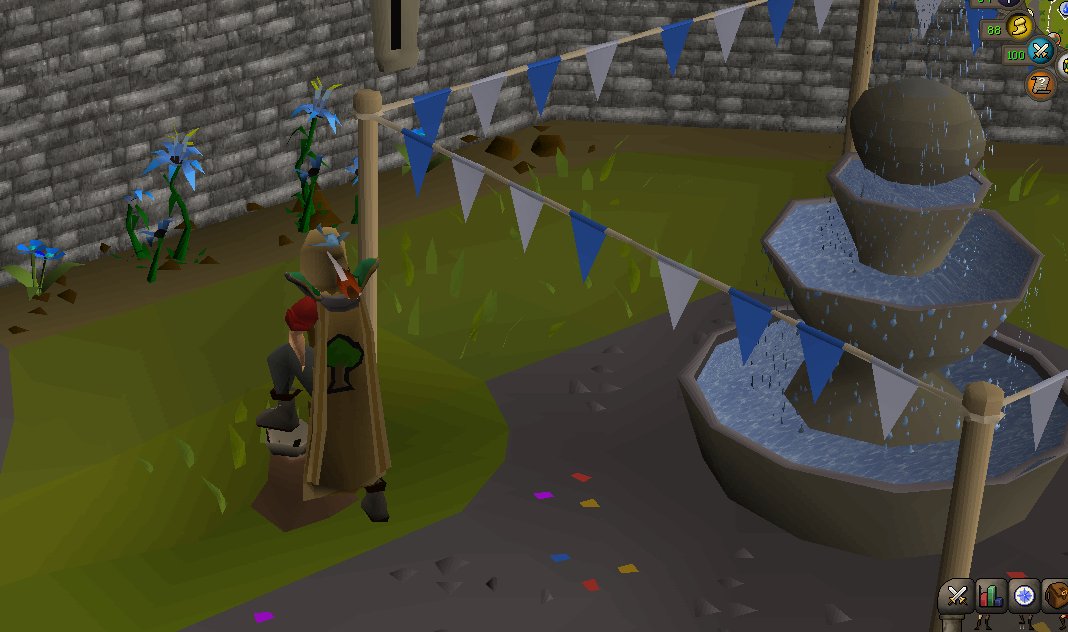 DandelionsxFran's tweet photo. after 17 (inconsistent) years of playing osrs i have finally achieved my first 99!!!! ... BIGGEST HYPE https://t.co/tiuTT95lqX