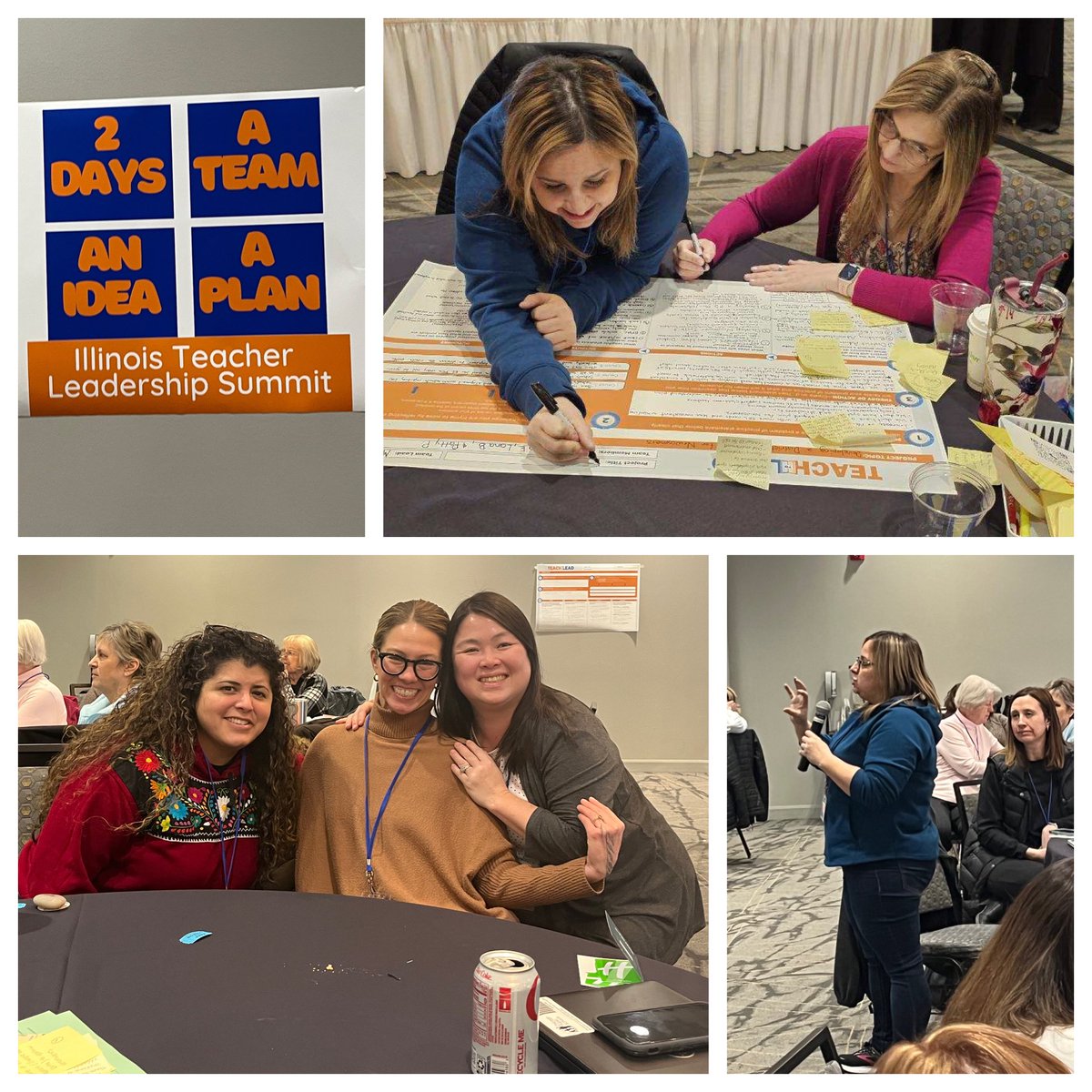 MrsEatonELL's tweet photo. Collaborating, planning, learning & laughing (loudly) March 3-4 w/our EL Teacher colleagues @ILTeacherLeader Summit in Normal, IL. We developed a plan for a toolkit for teachers of Newcomer ELs w/help from our critical friends from CPS. @rafael_segarra @GrahamElem204 #ITLSummit https://t.co/2qJ6o5C7Yx