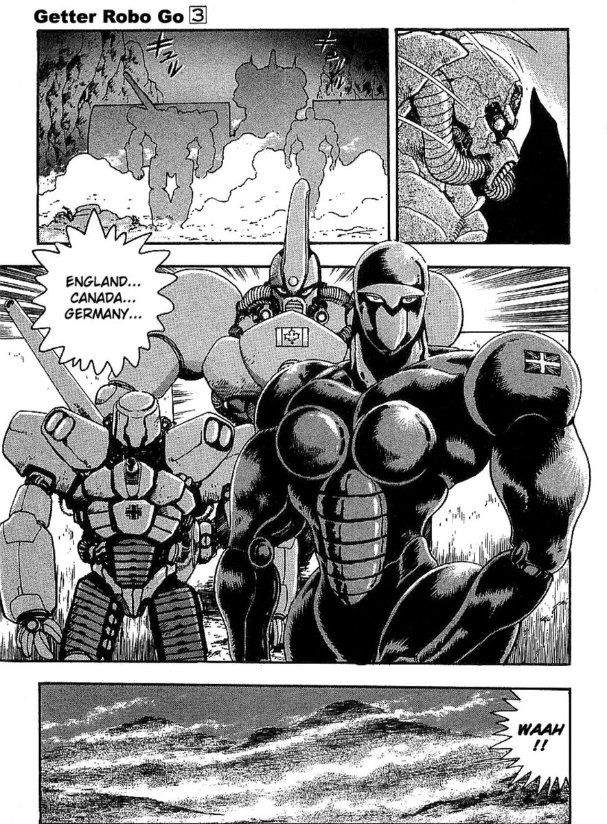 Zenon1744747's tweet image. Oh hell yeah G Gundam but better (JK)
#GetterRoboGo