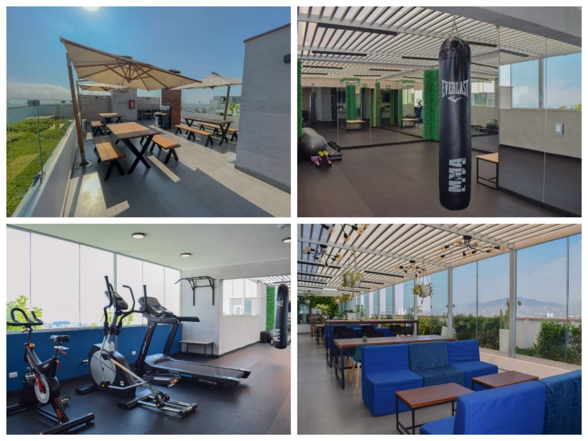 Conoce nuestras áreas comunes ✨. 

¡Ven y alquila!

📲Escríbenos al +51 939 978 882
✨WhatsApp: api.whatsapp.com/send?phone=519…
📍Av. Universitaria 2011, San Miguel, Lima.