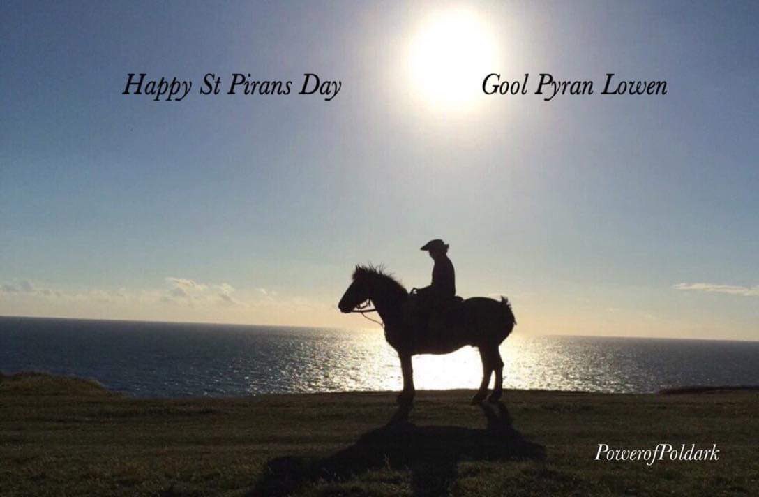 Happy #StPiransDay #Cornwall #Poldark country