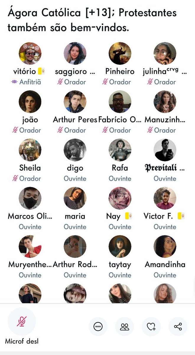 Simplesmente a bolha católica em 2021