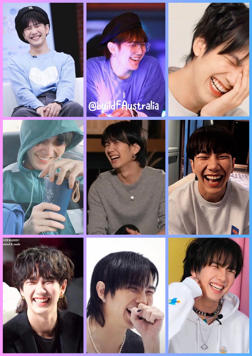 buildFAustralia's tweet photo. The person who can bring the spirit of laughter into a room is indeed blessed.

#มีนานี้จะโอบกอดบิว 
 LOVE BABY BUILD https://t.co/vgUaX6oGl0