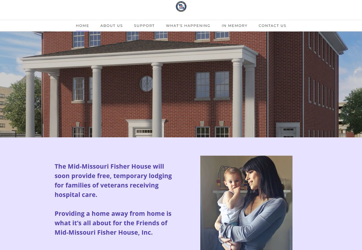 If you haven't looked at our webpage in a while, check it out.  We're making some changes in view of our GRAND OPENING coming this Spring!  See us at:   midmofisherhouse.org